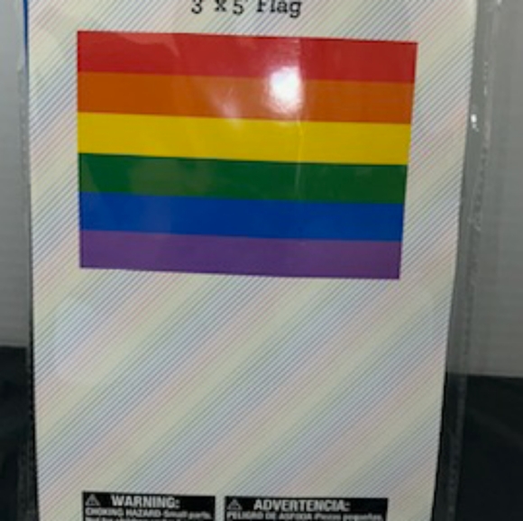 Rainbow 3’ x 5’ Polyester Flag, Multicolor - Picture 5 of 6